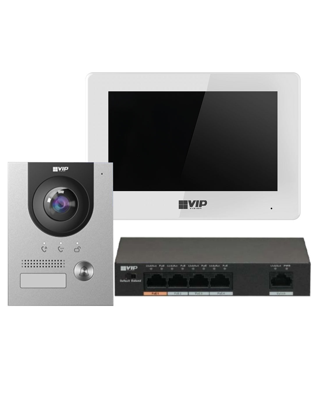VIP Vision Complete Premium Video IP Intercom Kit Flush Mounted 2x Door Station - INTIPRKITG-P 2 VIP Vision Complete Premium Video IP Intercom Kit Flush Mounted 2x Door Station - INTIPRKITG-P - Image 2
